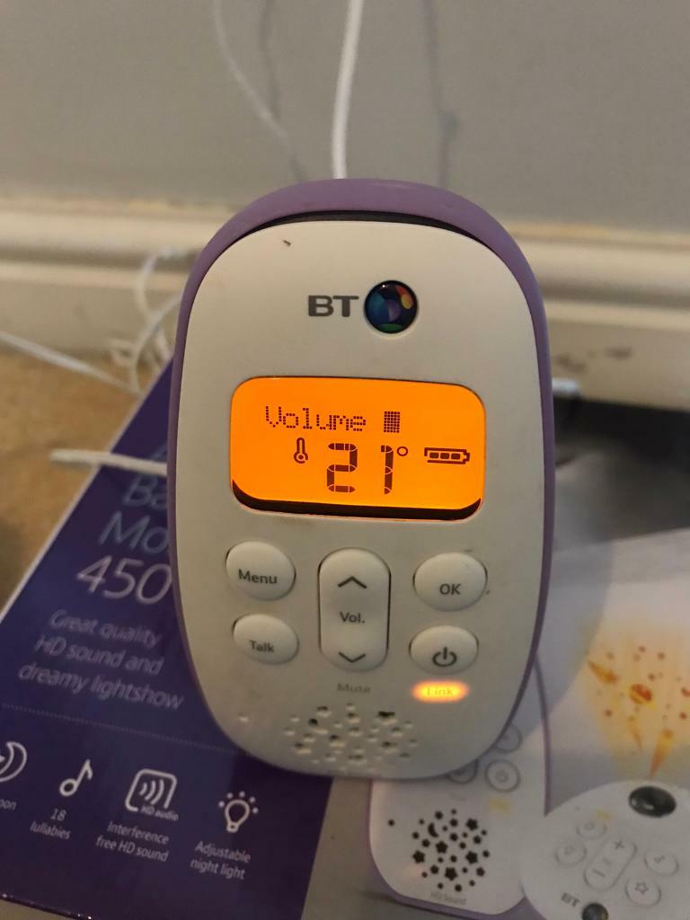 bt audio baby monitor 450